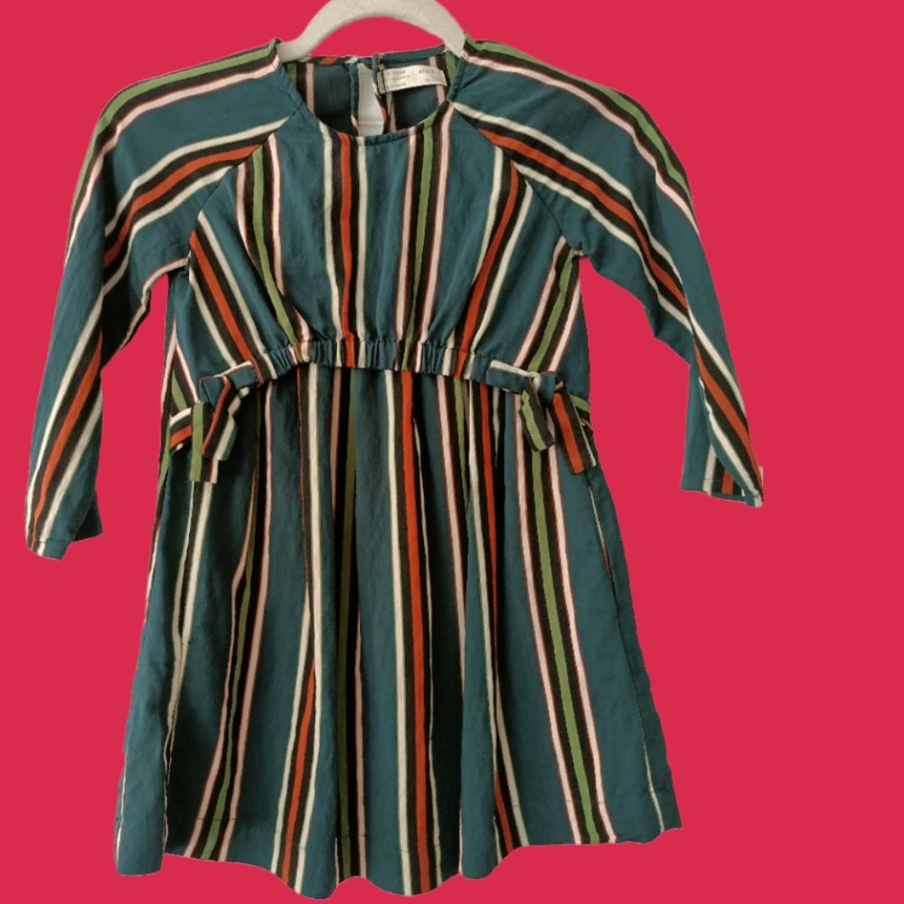 Zara girls cute blue-orange-green  shirt 👕 💙❤️💚